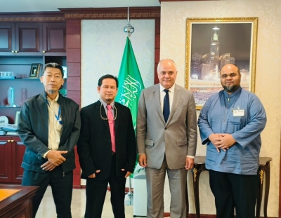 سفير خادم الحرمين الشريفين في تايلاند يستقبل وفد الندوة العالمية ويثمن جهودها التنموية