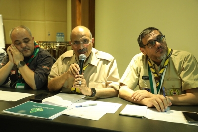 مشاركة المؤتمر الكشفي الخامس عشر للاتحاد العالمي للكشاف المسلم بالقاهرة.. تزامنا مع المؤتمر الكشفى العالمى 43 بمصر